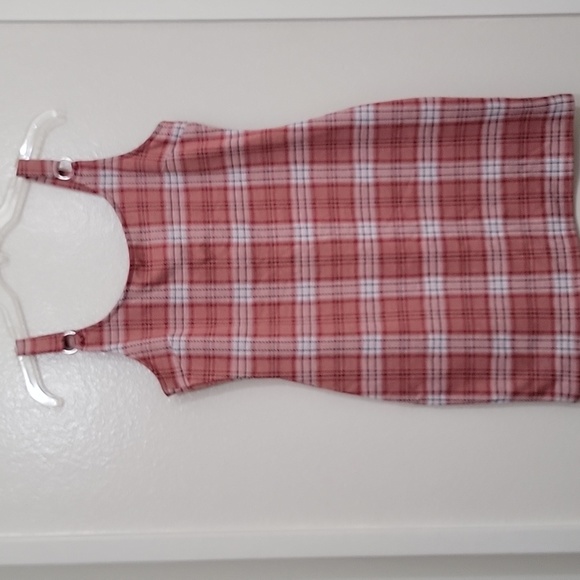 NWT Forever 21 Red Plaid Bodycon Women's Dress Size Medium - Picture 1 of 8